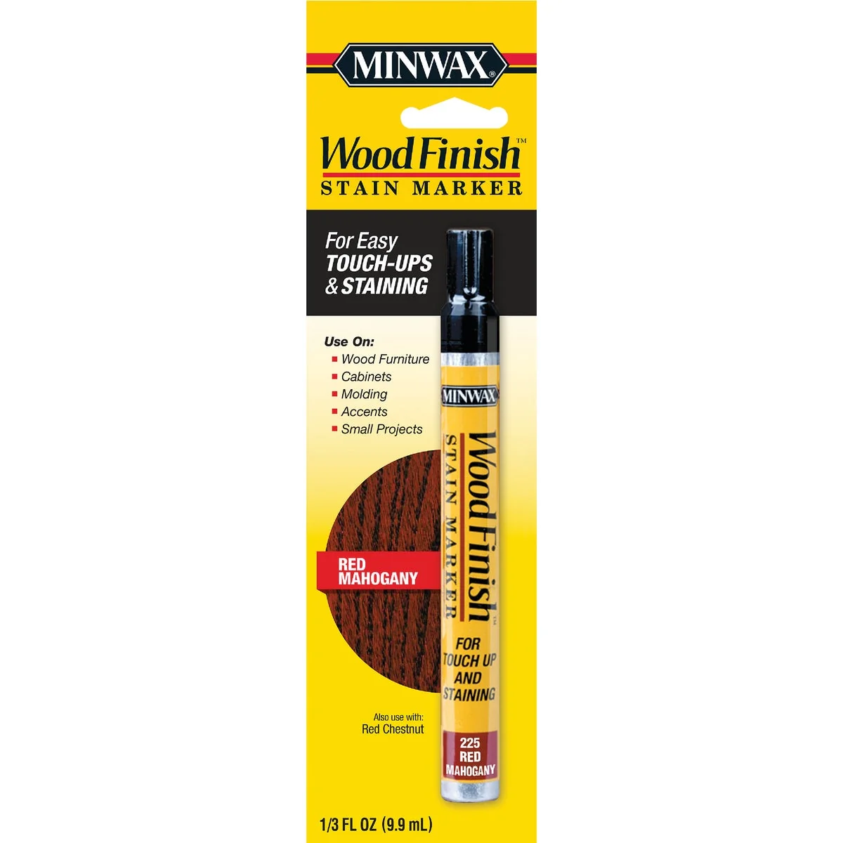 High-Quality Minwax Wood Finish Red Mahogany Stain Marker Verified