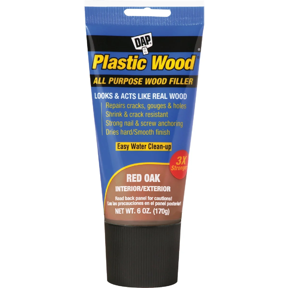 Carefully Designed Dap Plastic Wood 6 Oz. Red Oak All Purpose Wood Filler Long-Lasting