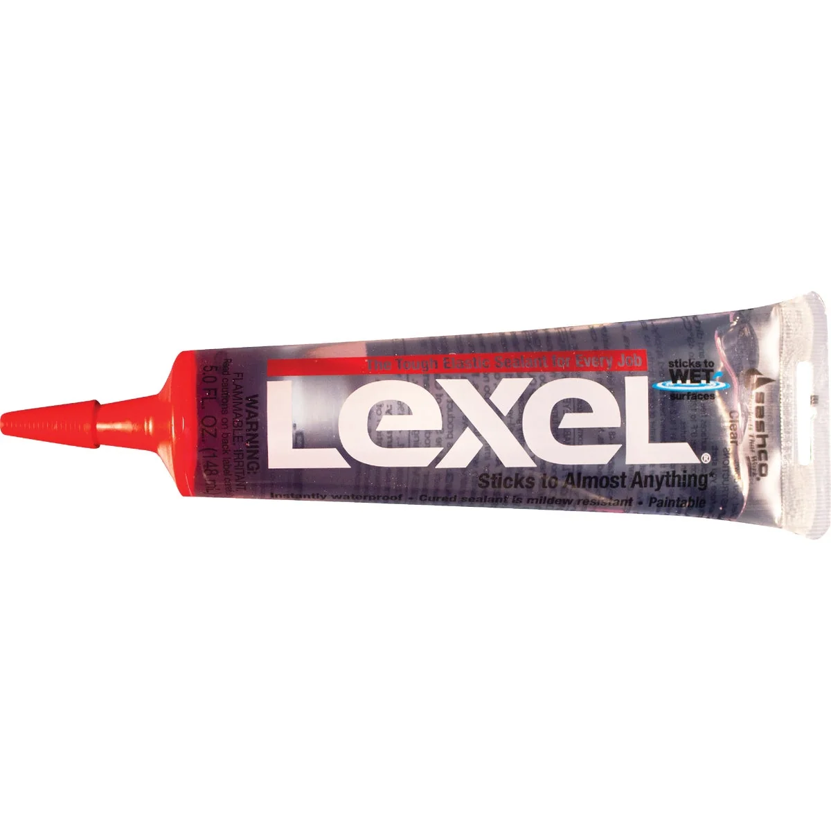 Traditional Sashco Lexel 5 Oz. VOC Caulk Polymer Sealant Clear Original