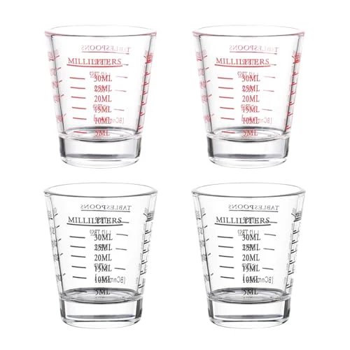 Versatile Shot Glasses Measuring cup Espresso Shot Glass Liquid Heavy Glass Wine Glass 26 4 Count Efficient