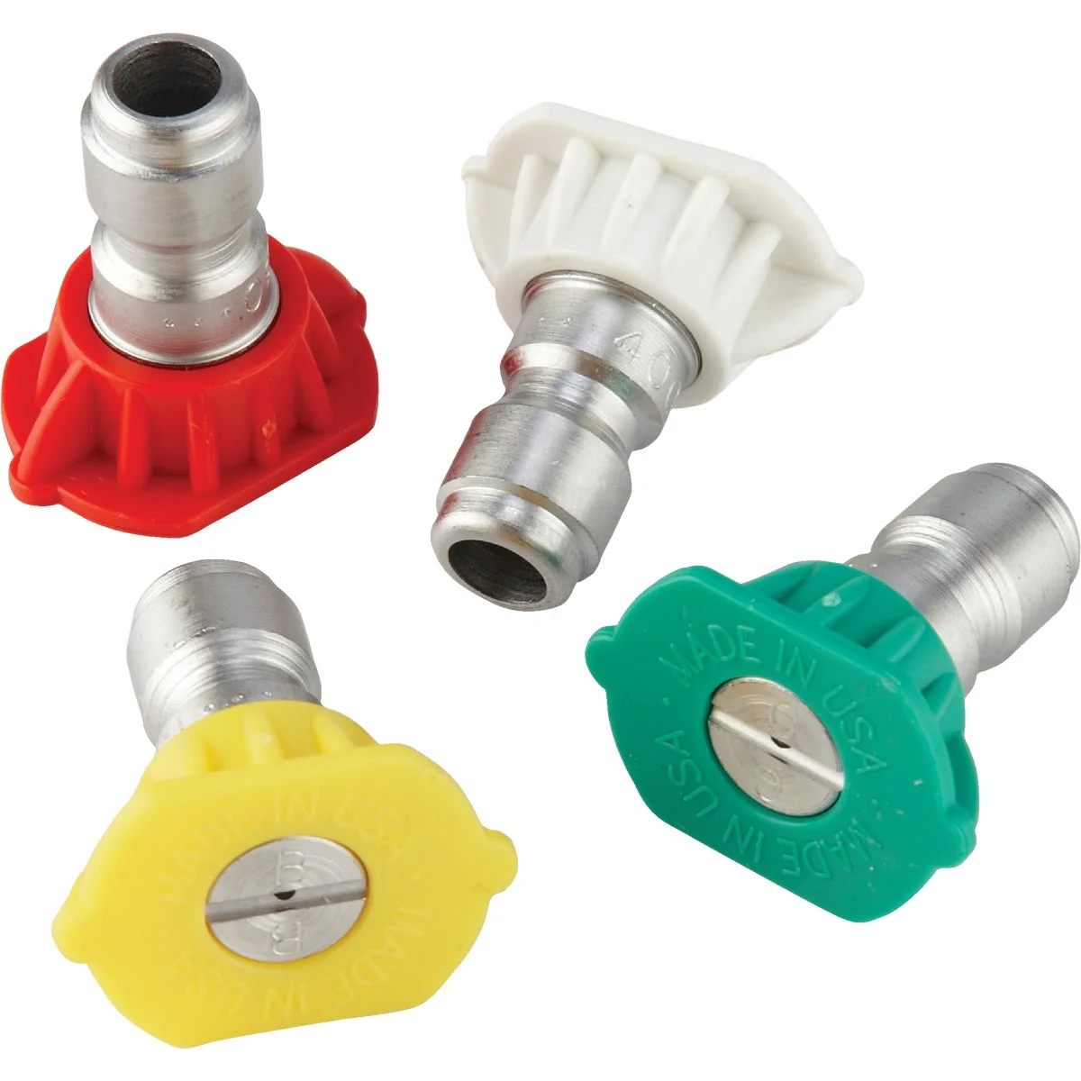 Refined Mi-T-M 3.0mm Orifice Stainless Steel Pressure Washer Spray Tip 4-Pack Convenient
