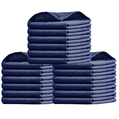 Classic 18 Pack Waffle Dish Cloths 18 Count Long-Lasting