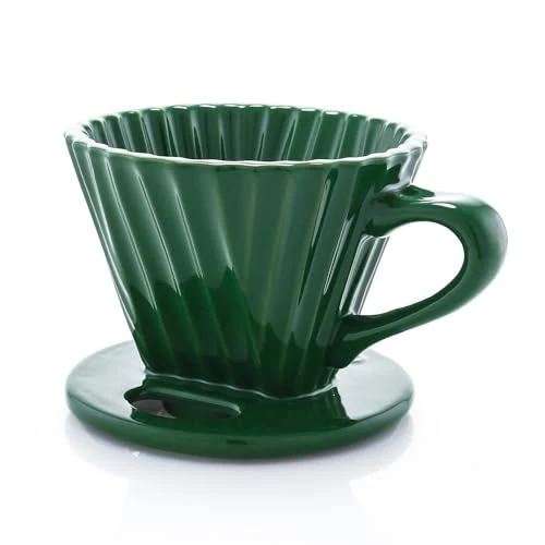 Genuine Lotus ceramic pour over coffee dripper Modern