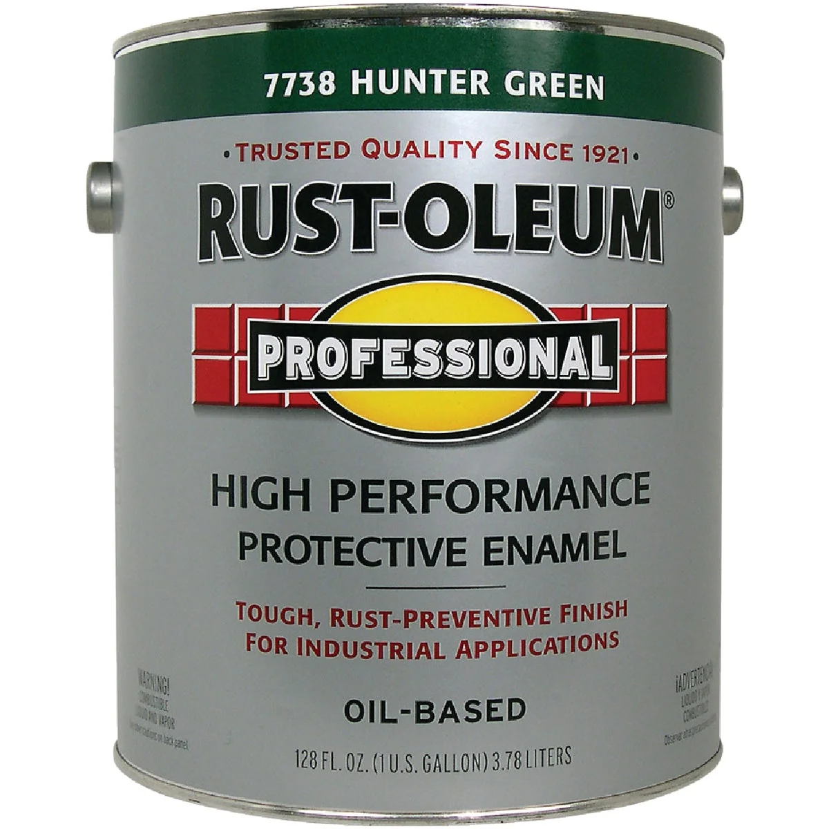 Expertly Made Rust-Oleum Gloss VOC for SCAQMD Professional Enamel Hunter Green 1 Gal. Traditional