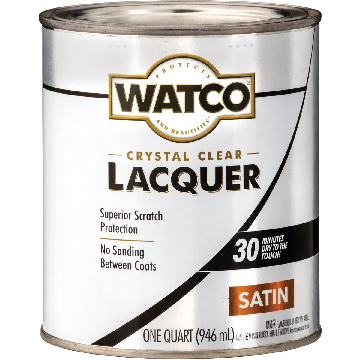 Quality Watco Clear Satin Quart 87 Sq. Ft. Qt. Lacquer Sustainable