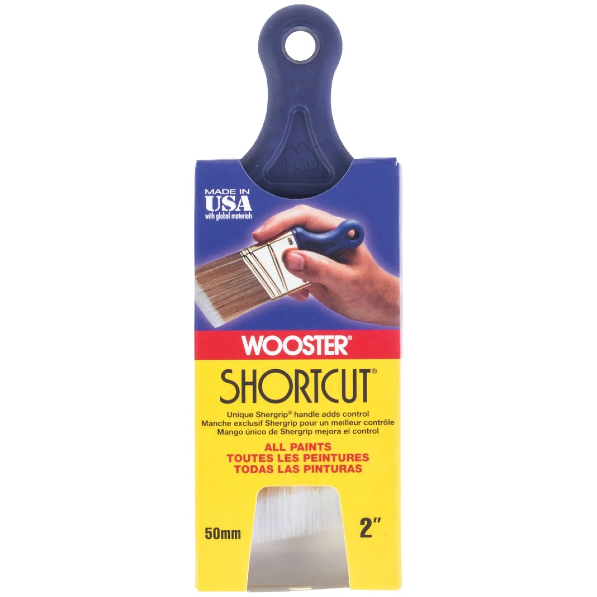First-Class Wooster Shortcut 2 In. Angle Sash Short Handle Paint Brush Certified