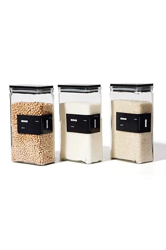 Outstanding Glass Storage Jars with Bamboo Lid Modern