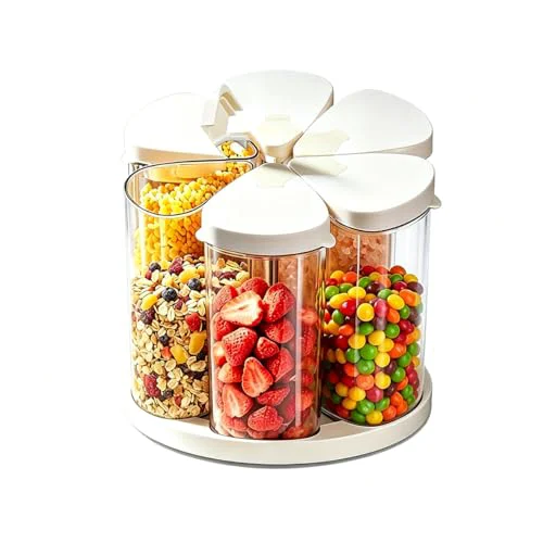 Quality Rotating Food Storage Containers Set of 6 6 Count World-Class
