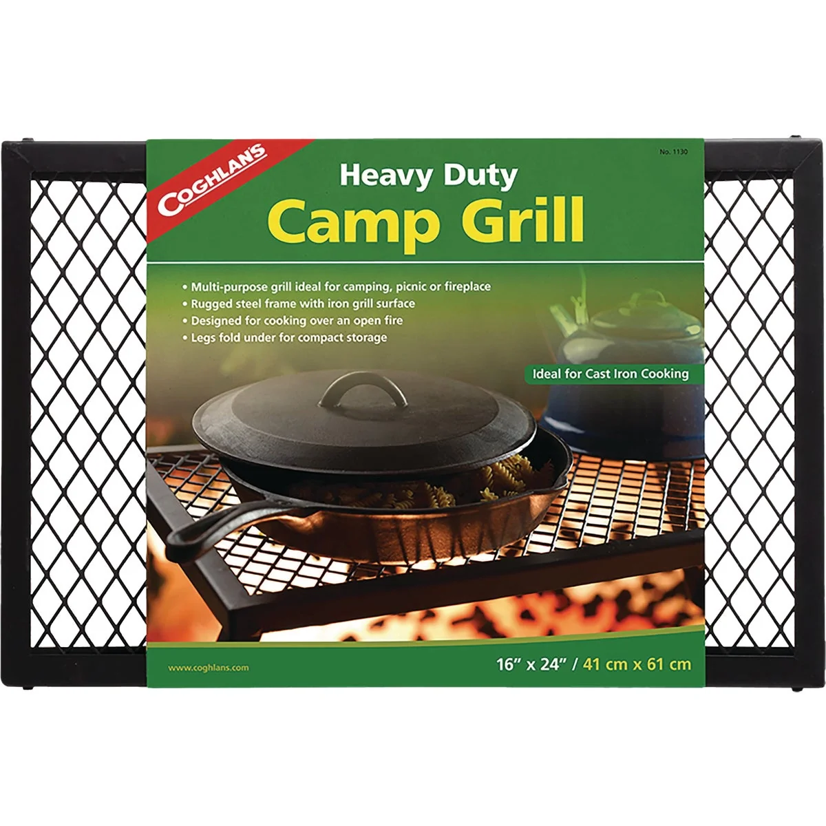 Pure Coghlans 16 In. x 24 In. Heavy-Duty Camp Grill Reusable