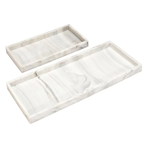 Exceptional Silicone Bathroom Tray for Counter 2 Count Professional