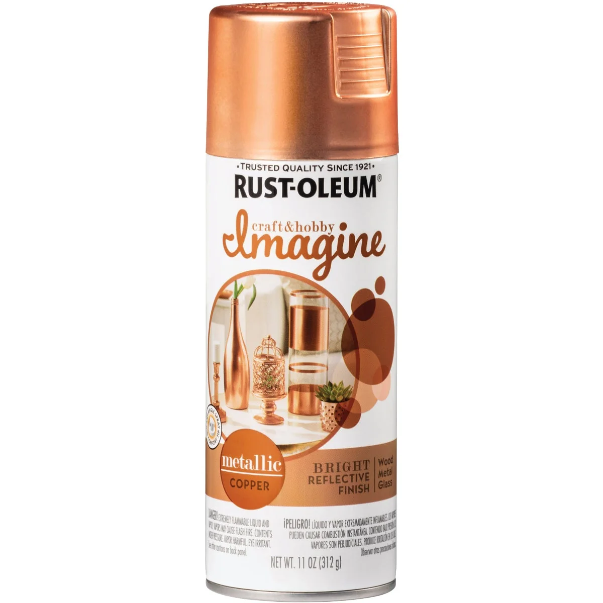 User-Friendly Rust-Oleum 11 Oz. Copper Imagine Metallic Spray Paint Optimized
