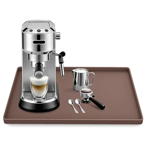 Selected Silicone Coffee Maker Mat with Lip for Countertops Superior