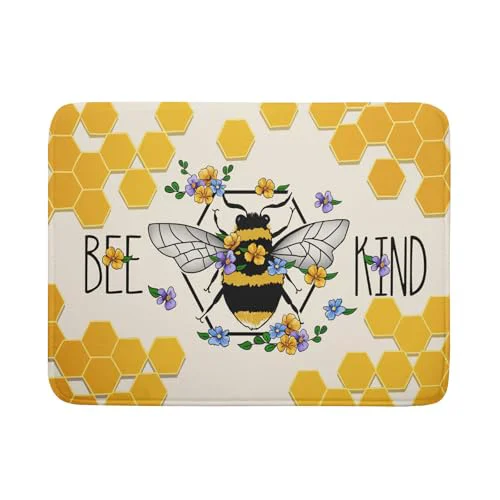 Specialty Bee Kind Dish Drying Mat Long-Lasting
