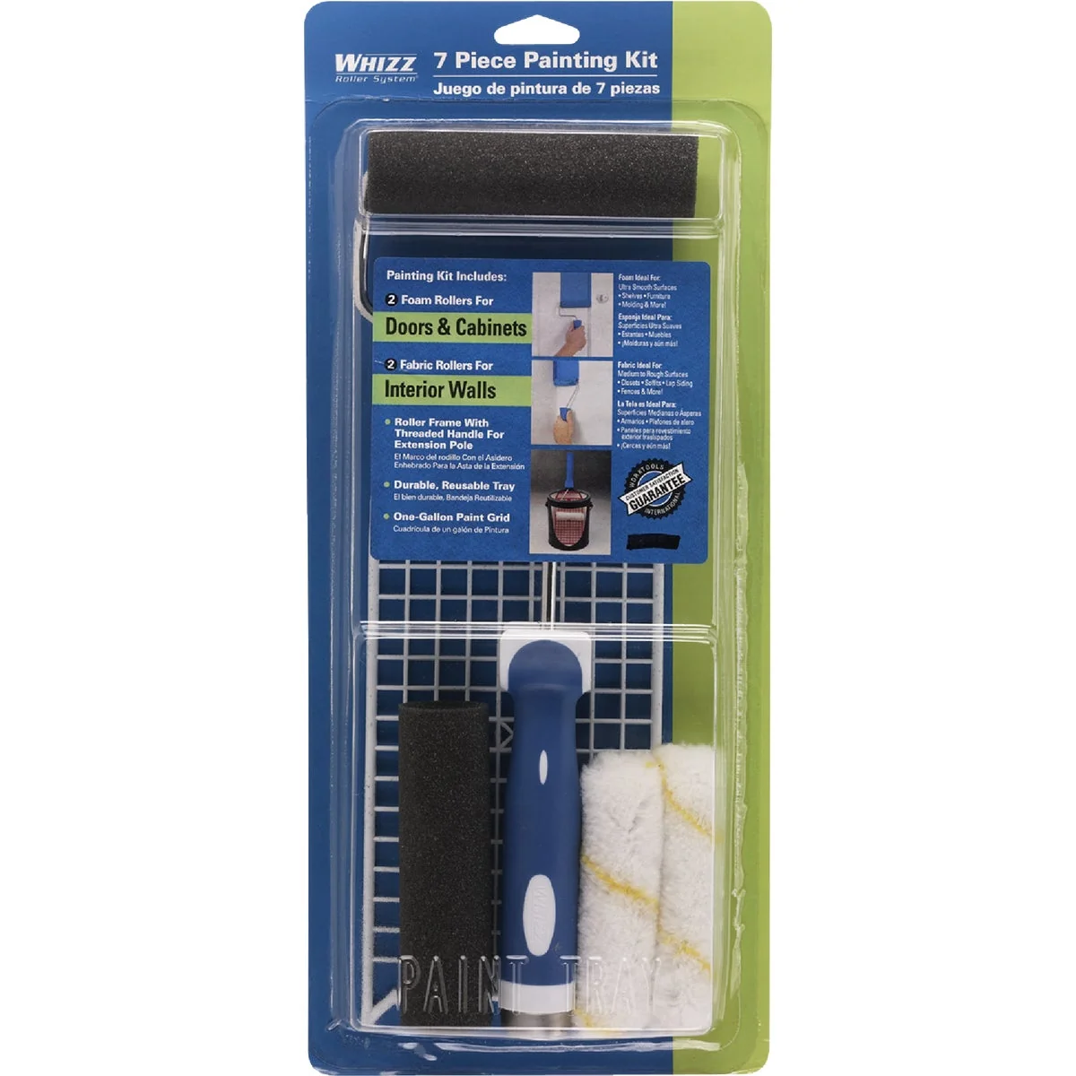 Durable Whizz 4 In. x 1 2 In. Microfiber Trim Roller Kit Advanced