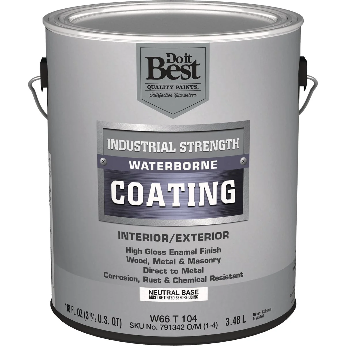 Eco-Friendly Do it Neutral Base Waterborne Industrial Enamel 1 Gal. Dependable