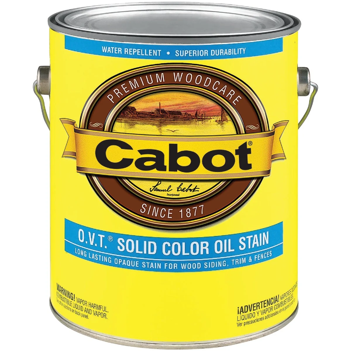 Contemporary Cabot O.V.T. Solid Color Oil Exterior Stain Medium Base 1 Gal. Original Design