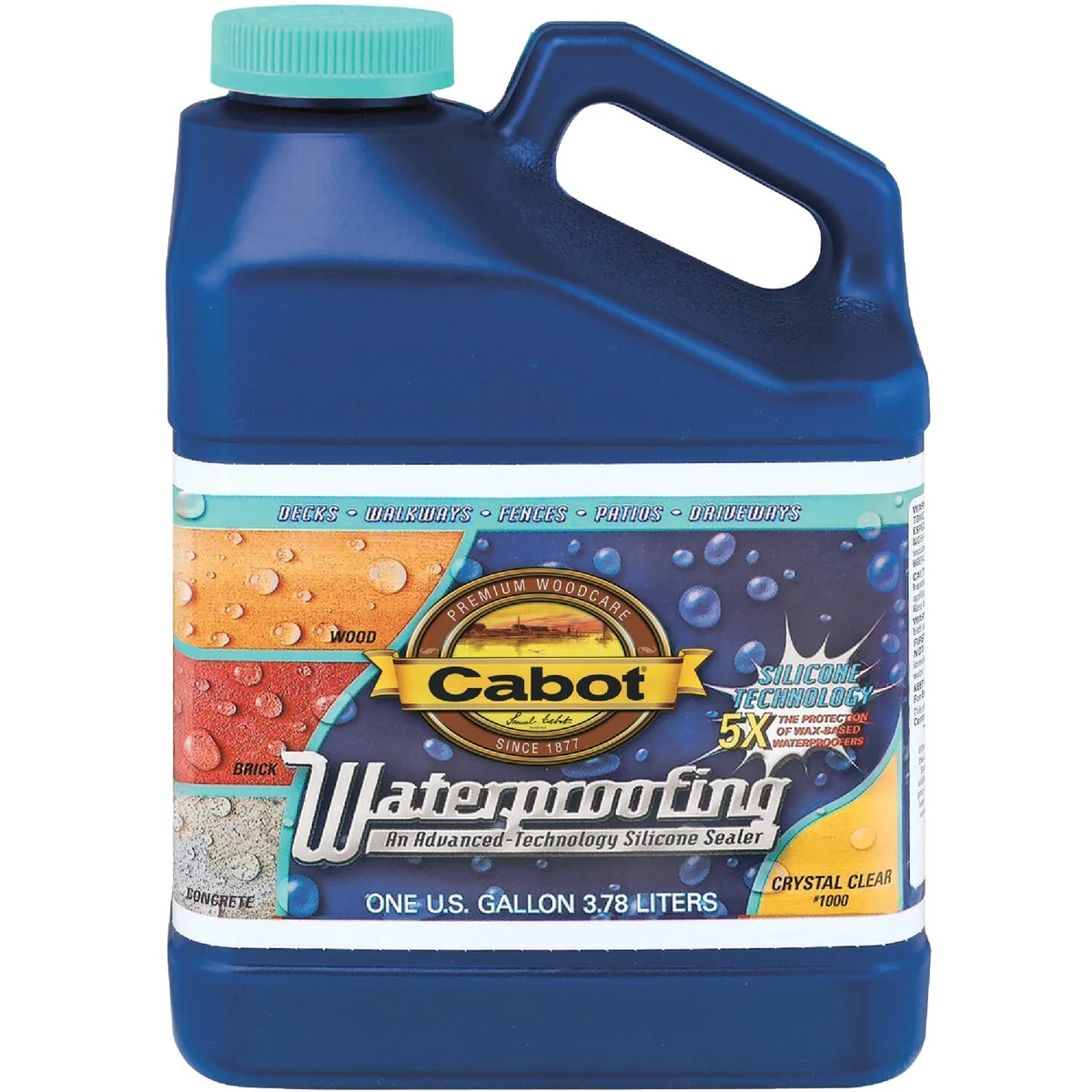 Quality Cabot Clear Silicone Waterproofing Sealer 1 Gal. Practical