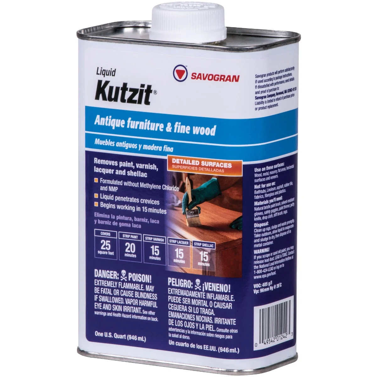 Eco-Friendly Savogran Kutzit Methylene Chloride Stripper Advanced