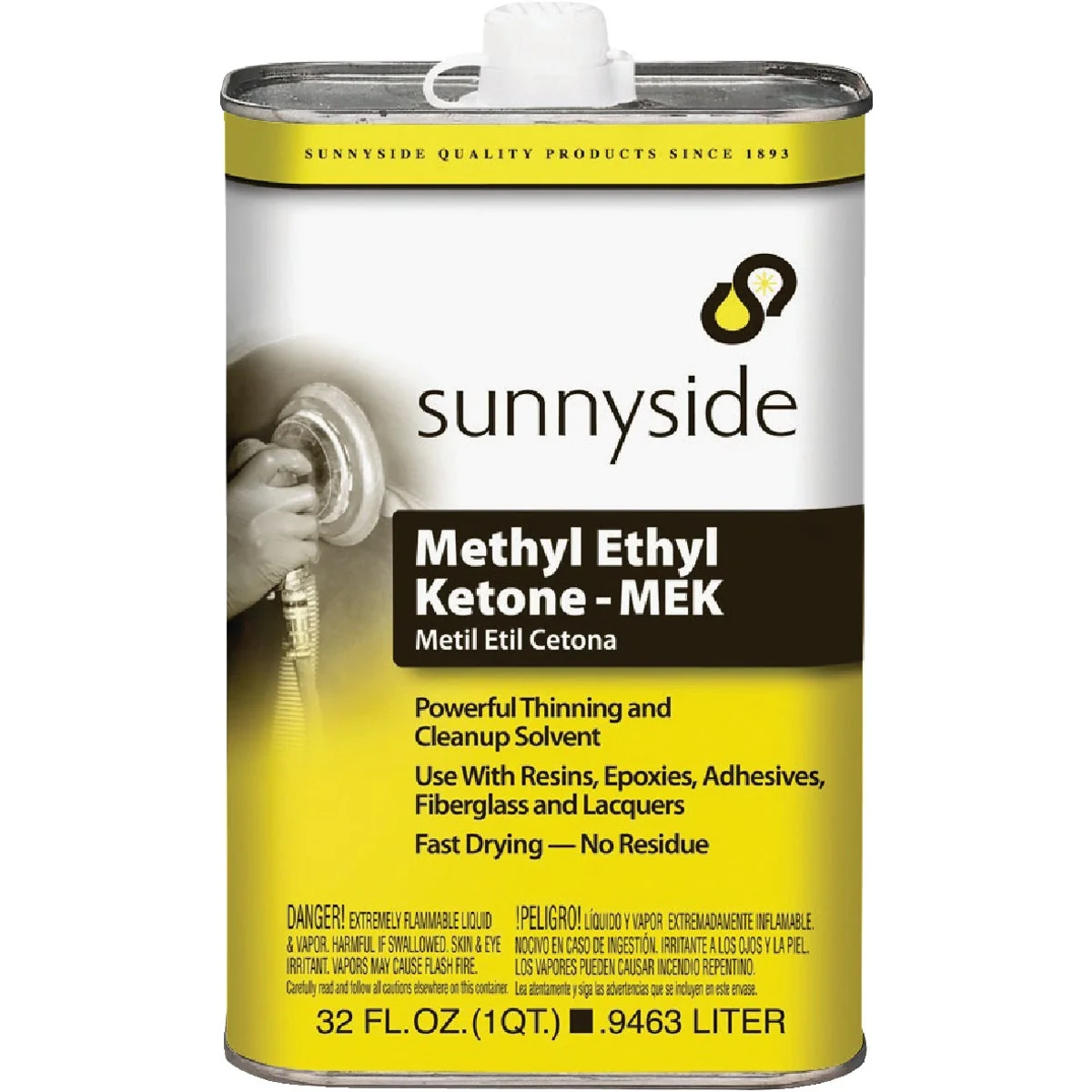 Quality Sunnyside Methyl Ethyl Ketone Quart Professional