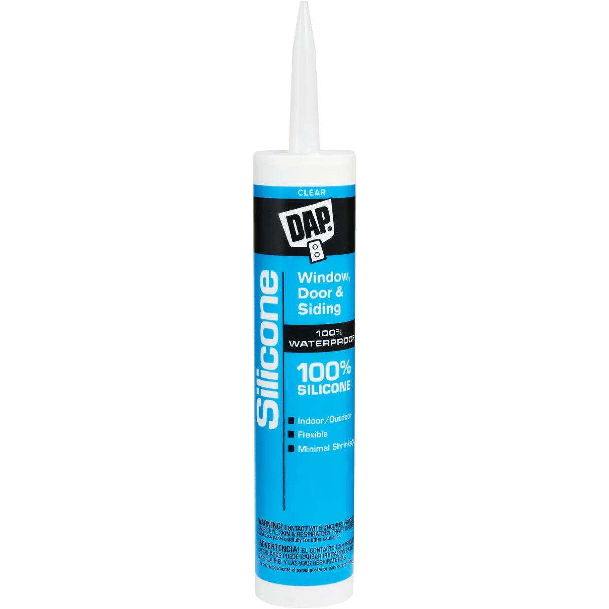 Contemporary DAP 9.8 Oz. Window Door Siding Silicone Sealant Clear Easy-to-Use