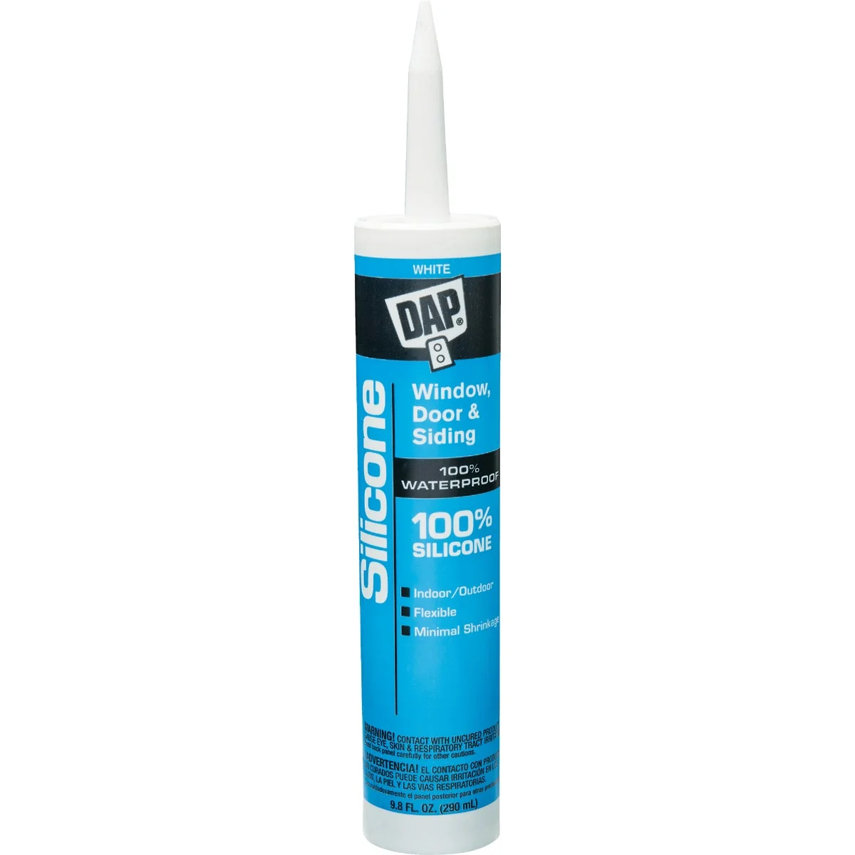 Classic DAP 9.8 Oz. Window Door Siding Silicone Sealant White Convenient