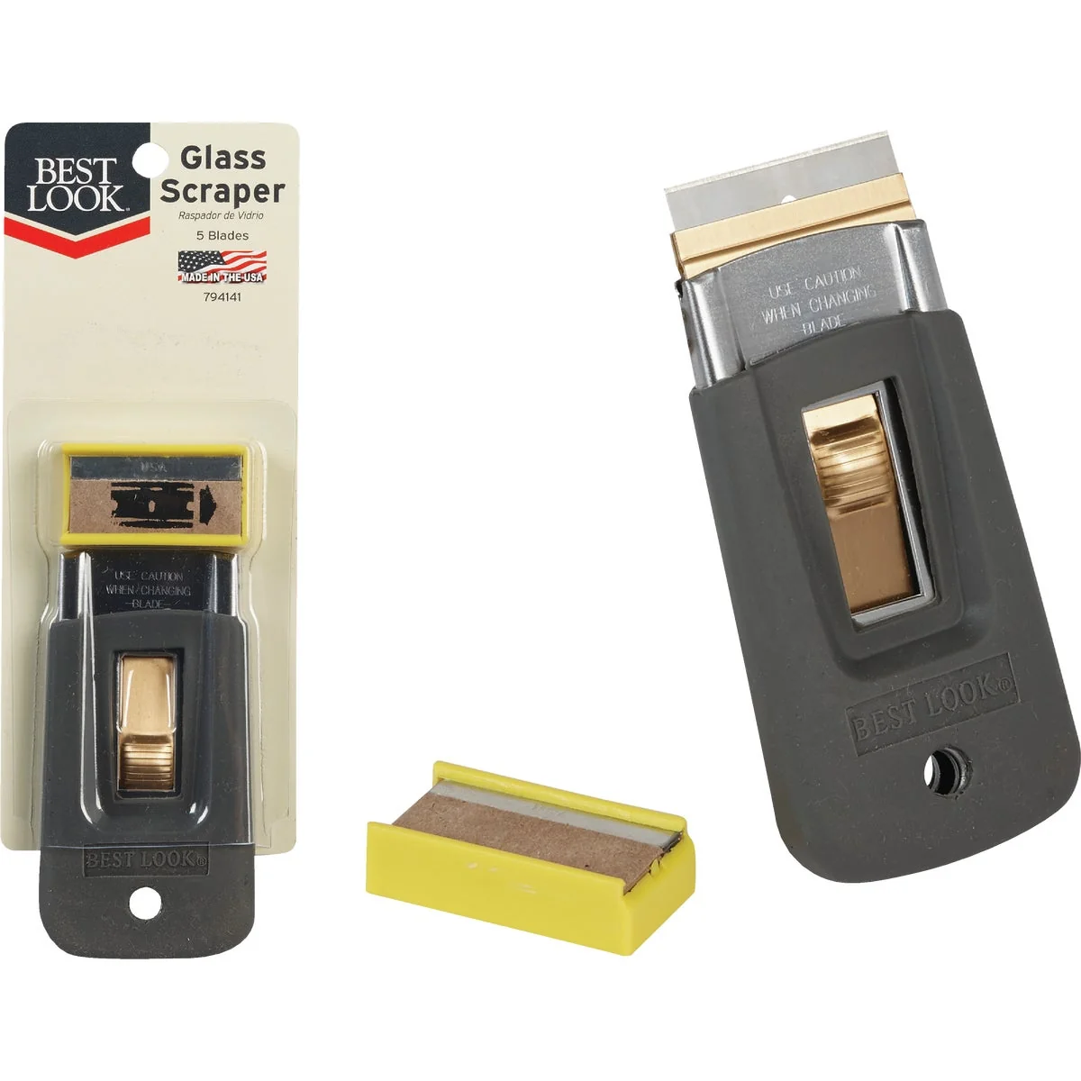 Smart Look 3.75 In. SoftGrip Razor Scraper Lightweight