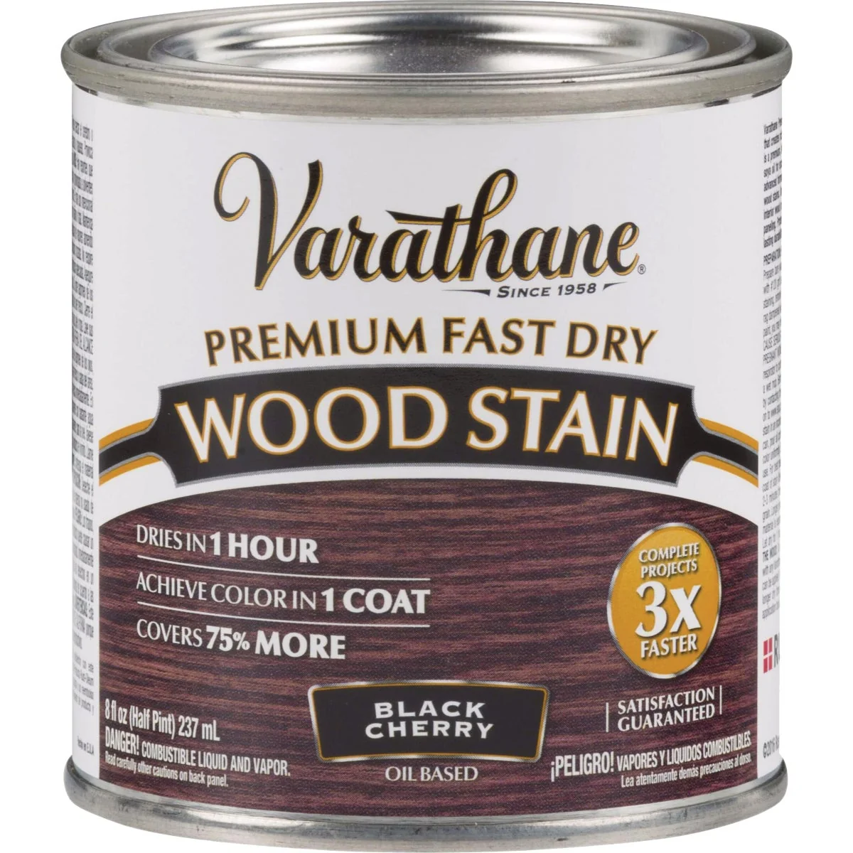 Soft Varathane Fast Dry Black Cherry Urethane Modified Alkyd Interior Wood Stain 1 2 Pt. Next-Generation