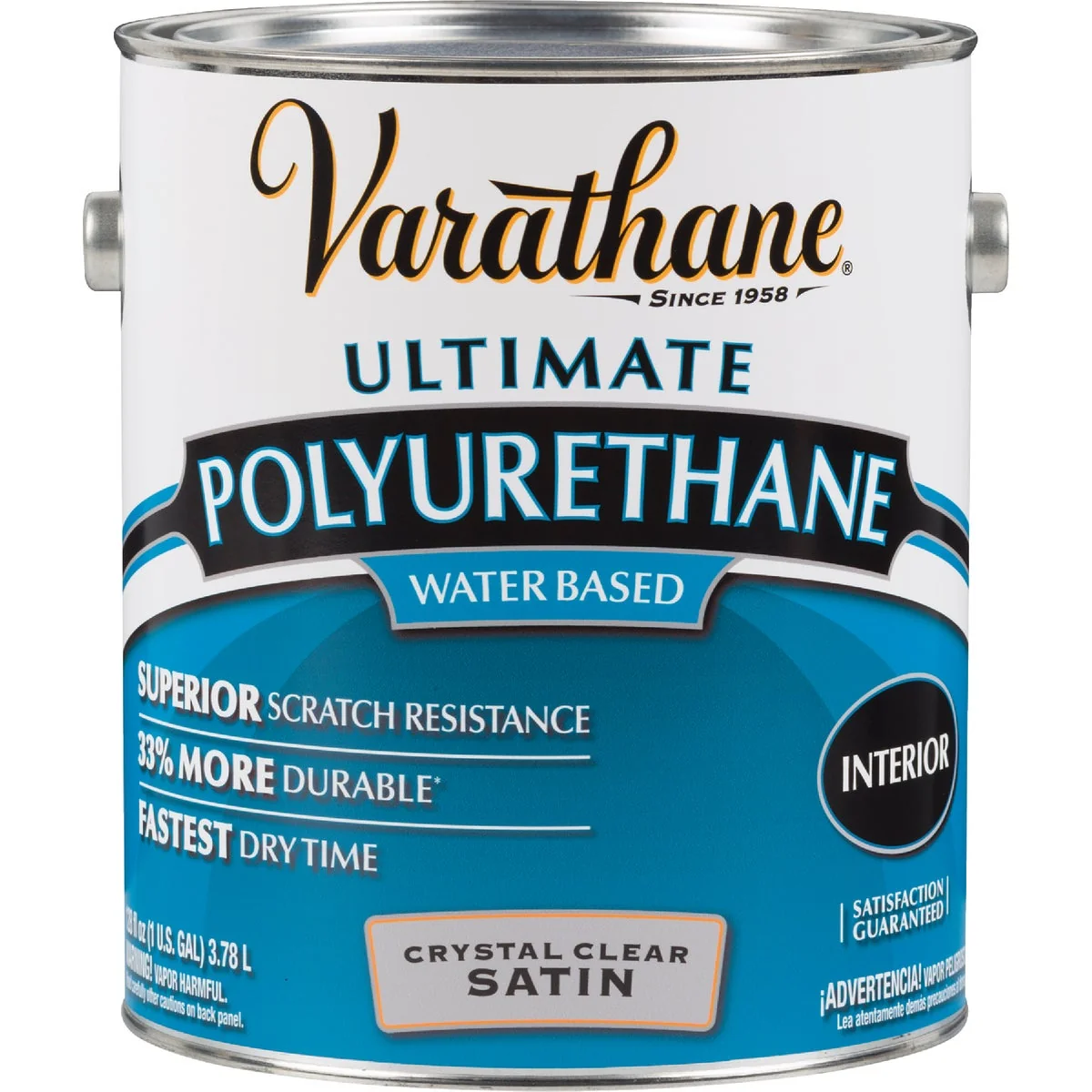 Excellent Varathane Satin No Odor Water Based Interior Polyurethane 1 Gal. Premium Material