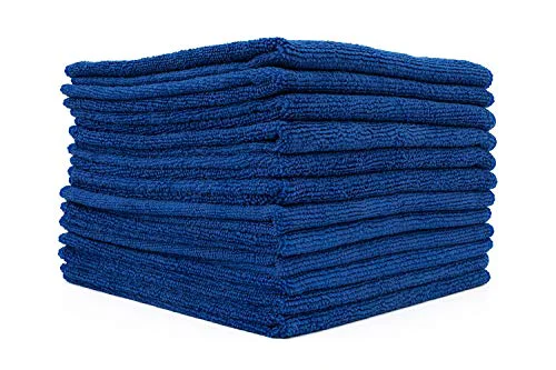 Comfortable All Purpose Microfiber Terry Cleaning Towels 12 Count Eco-Friendly