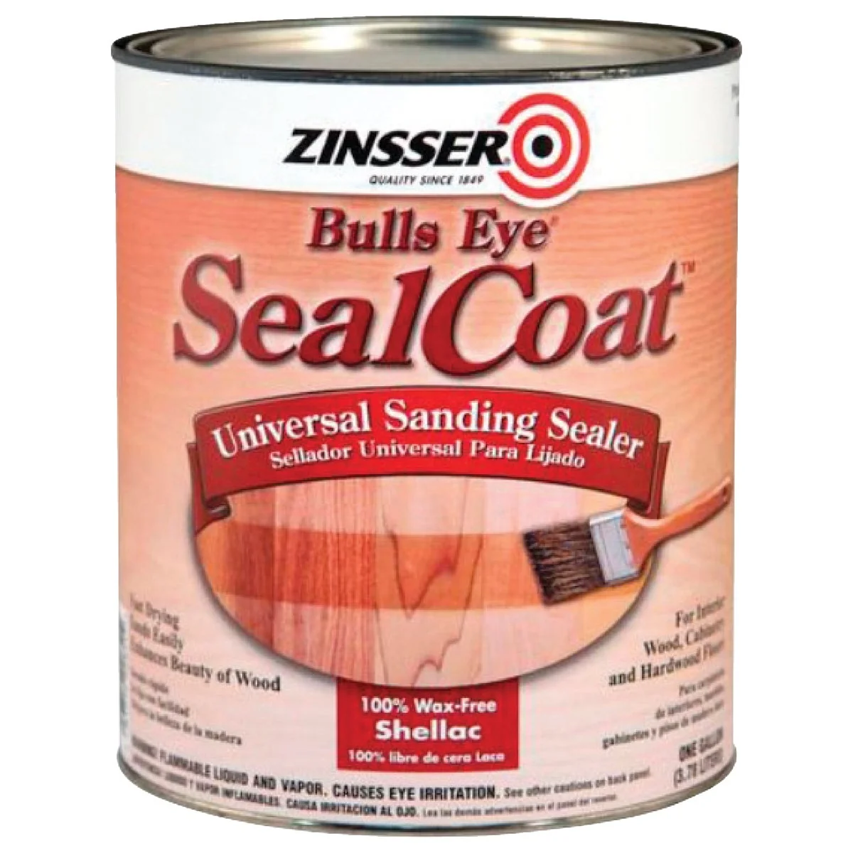 Exclusive Zinsser Bulls Eye SealCoat Sanding Sealer 1 Gal. Crafted
