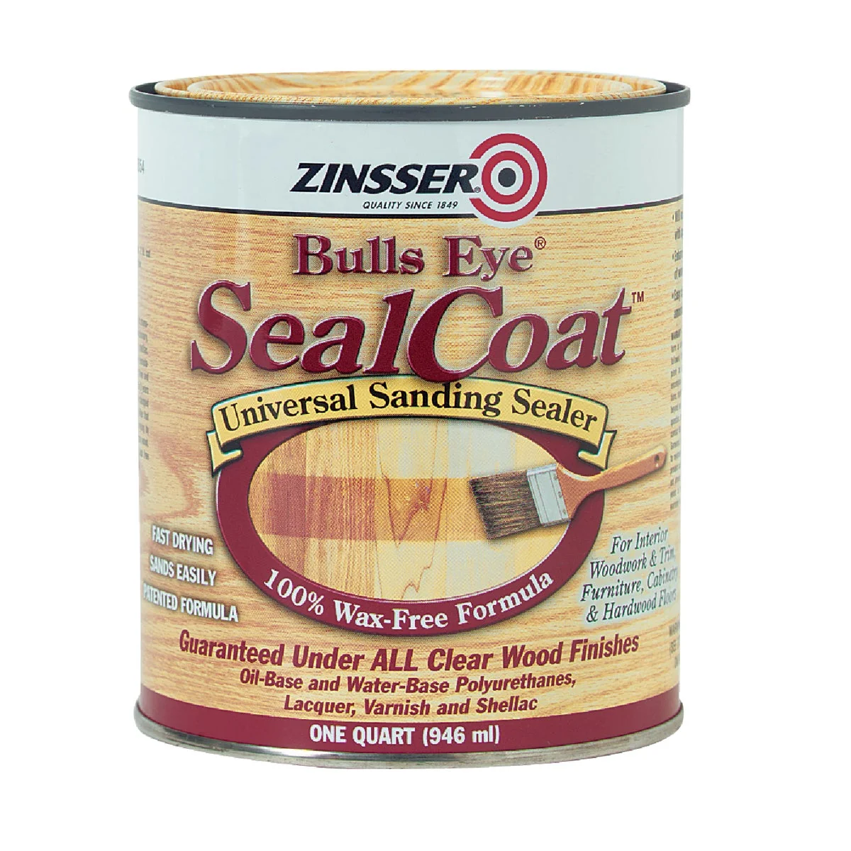 Trusted Zinsser Bulls Eye SealCoat Sanding Sealer 1 Qt. Smart