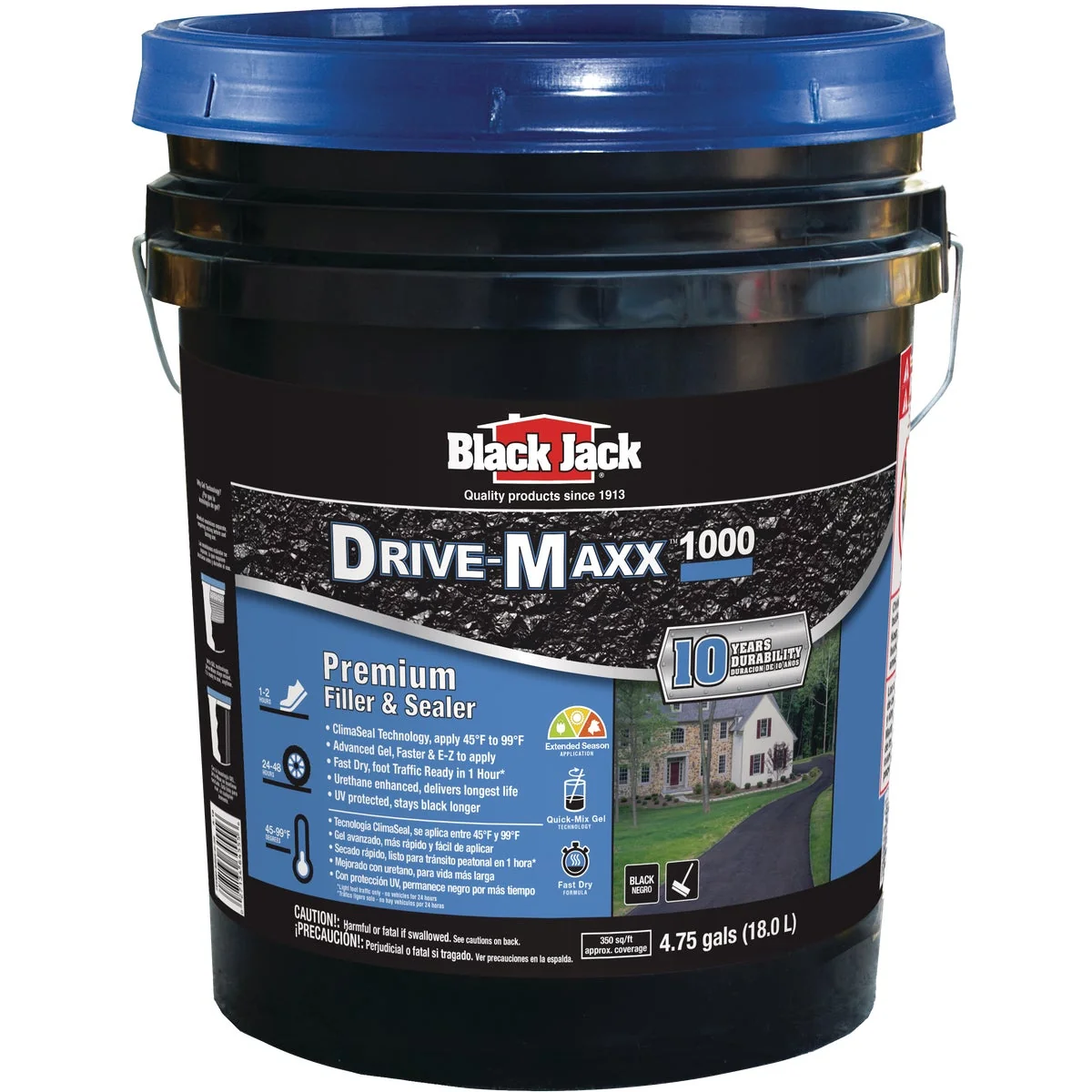 Refined Black Jack Drive-Maxx 1000 5 Gal. 10 Yr. Fast Dry Filler and Sealer First-Class