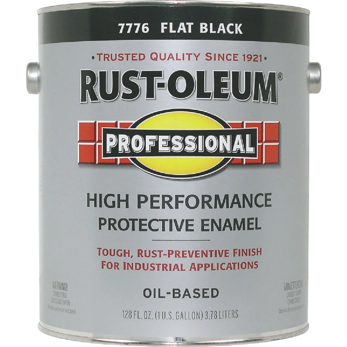 High-Quality Rust-Oleum Professional Oil-Based Flat VOC Formula Rust Control Enamel Black 1 Gal. Expertly Made