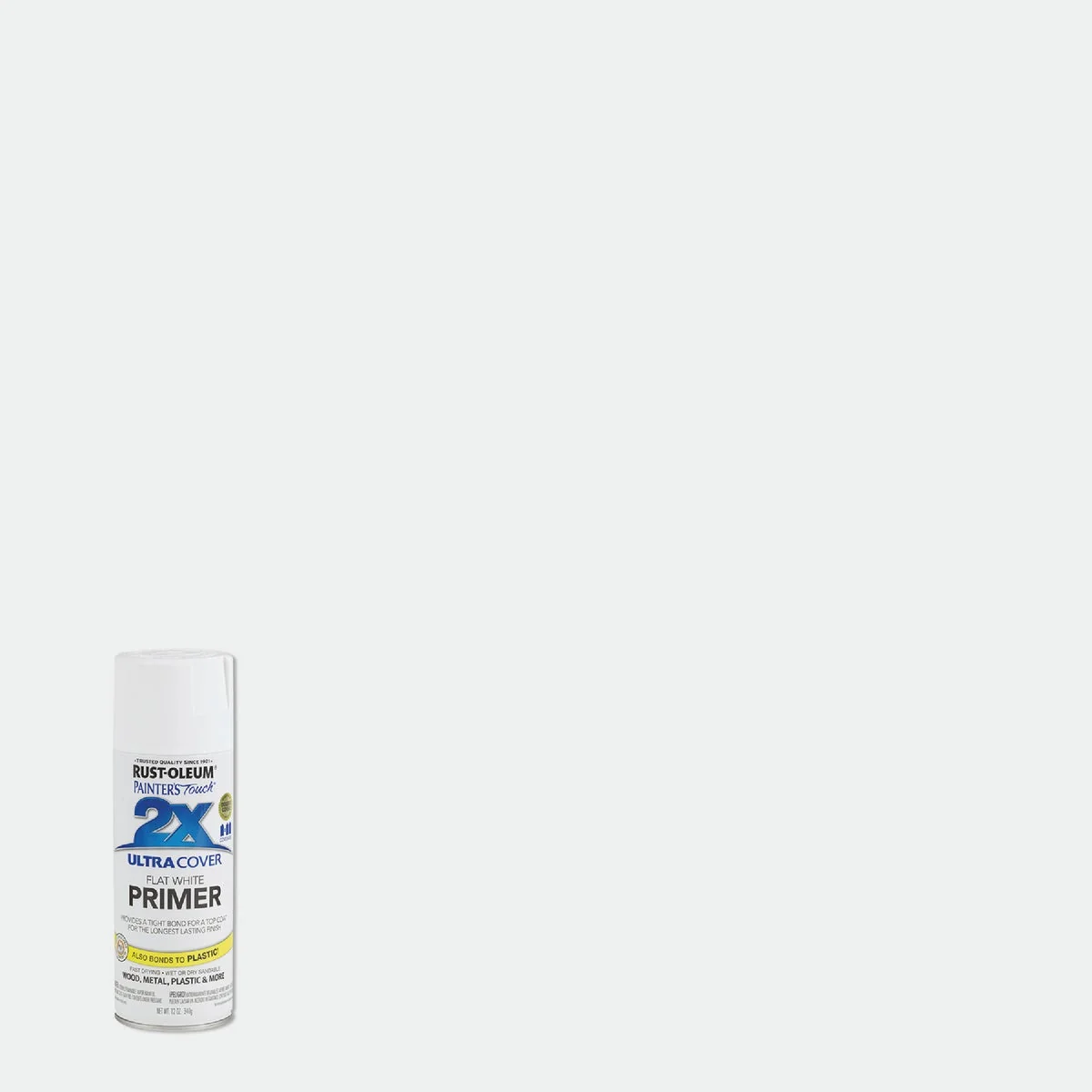 Versatile Rust-Oleum Painter’s Touch 2X Ultra Cover White Spray Paint Primer Safe