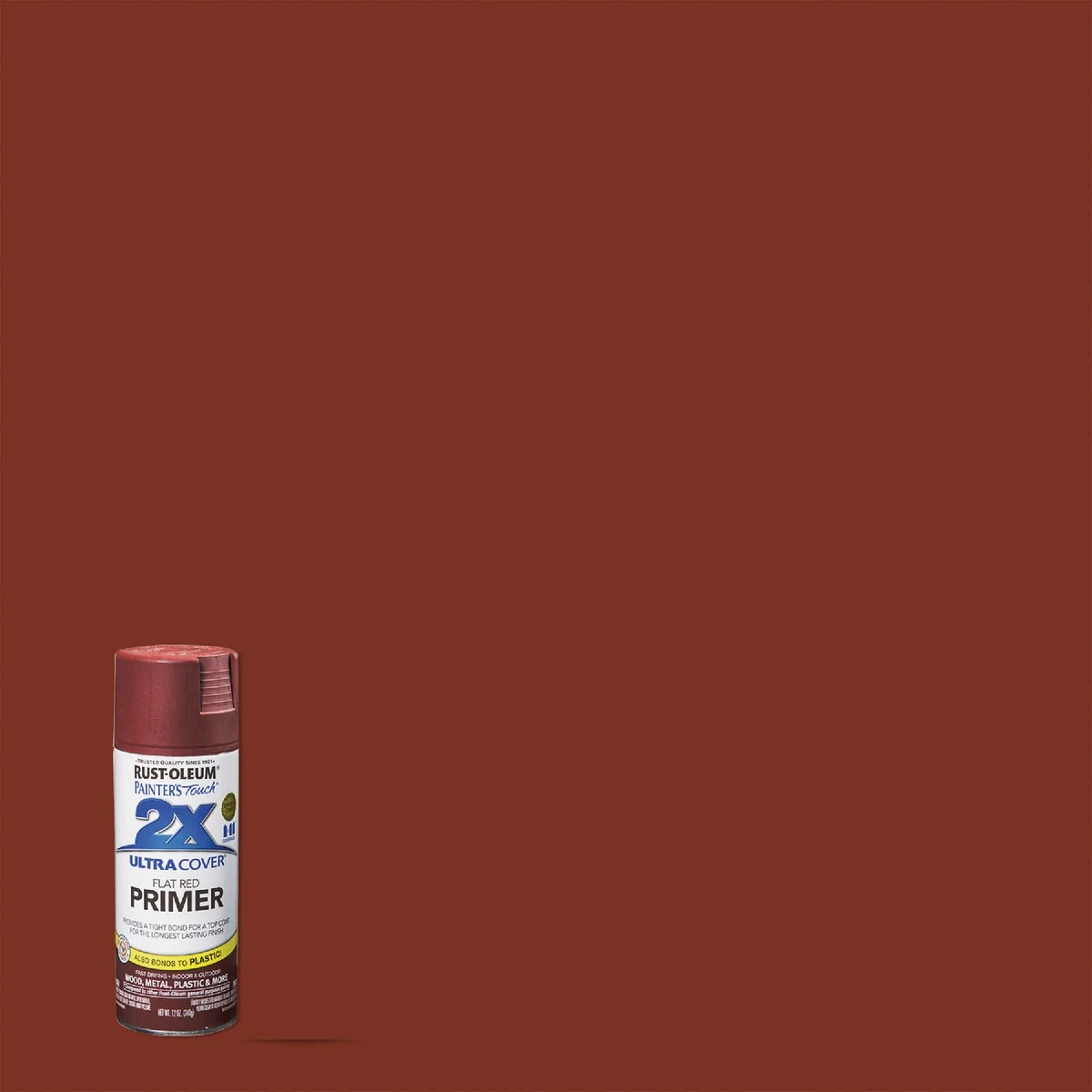 Sustainable Rust-Oleum Painter’s Touch 2X Ultra Cover Flat Red Spray Paint Primer Certified