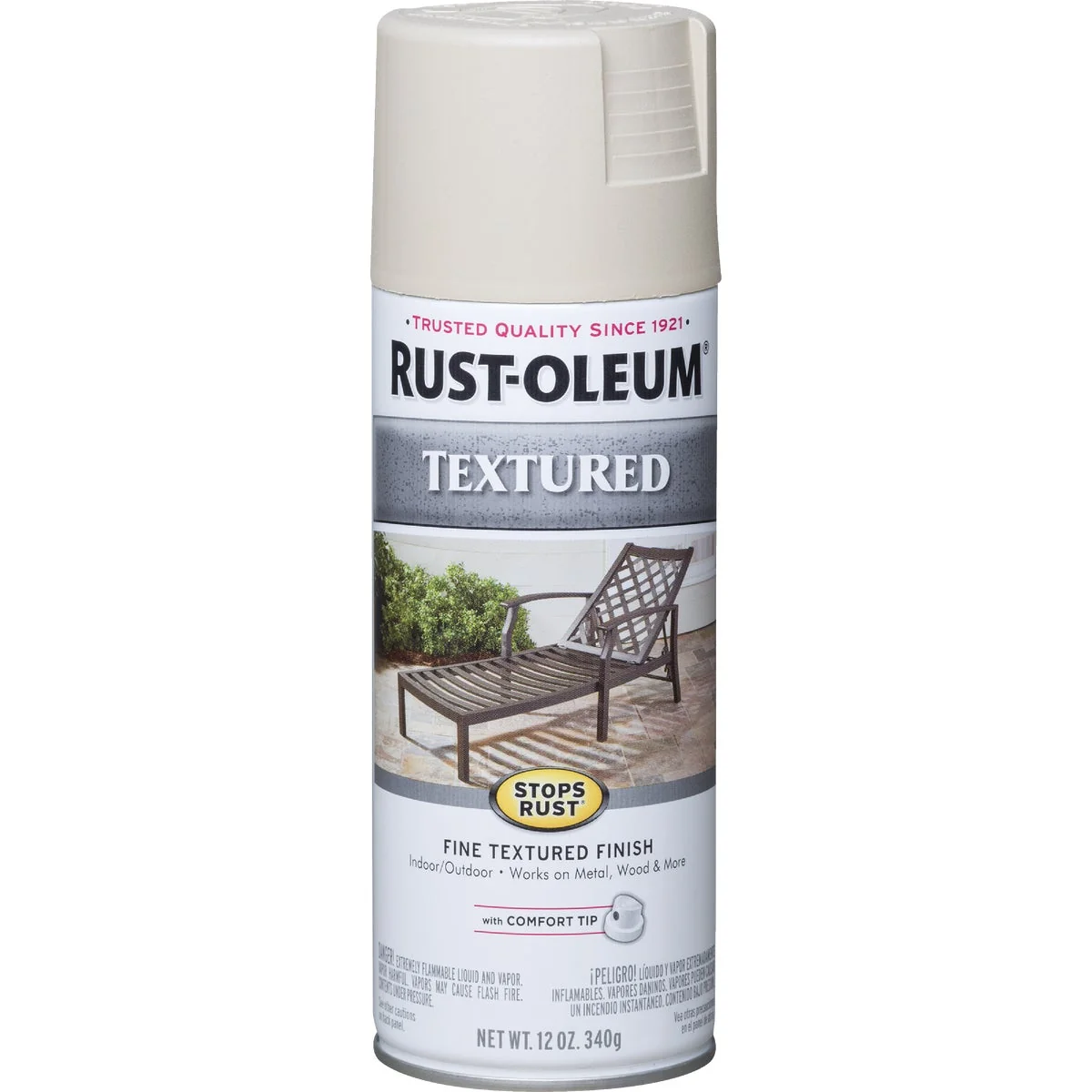 Fine Rust-Oleum Stops Rust 12 Oz. Textured Finish Spray Paint White Exclusive