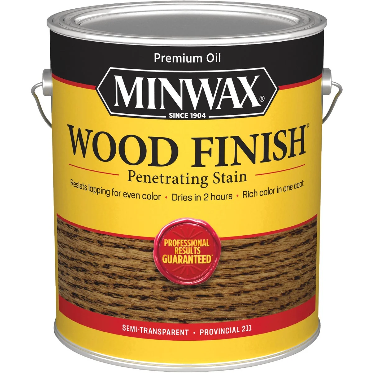 Long-Lasting Minwax Wood Finish Penetrating Stain Provincial 1 Gal. First-Class