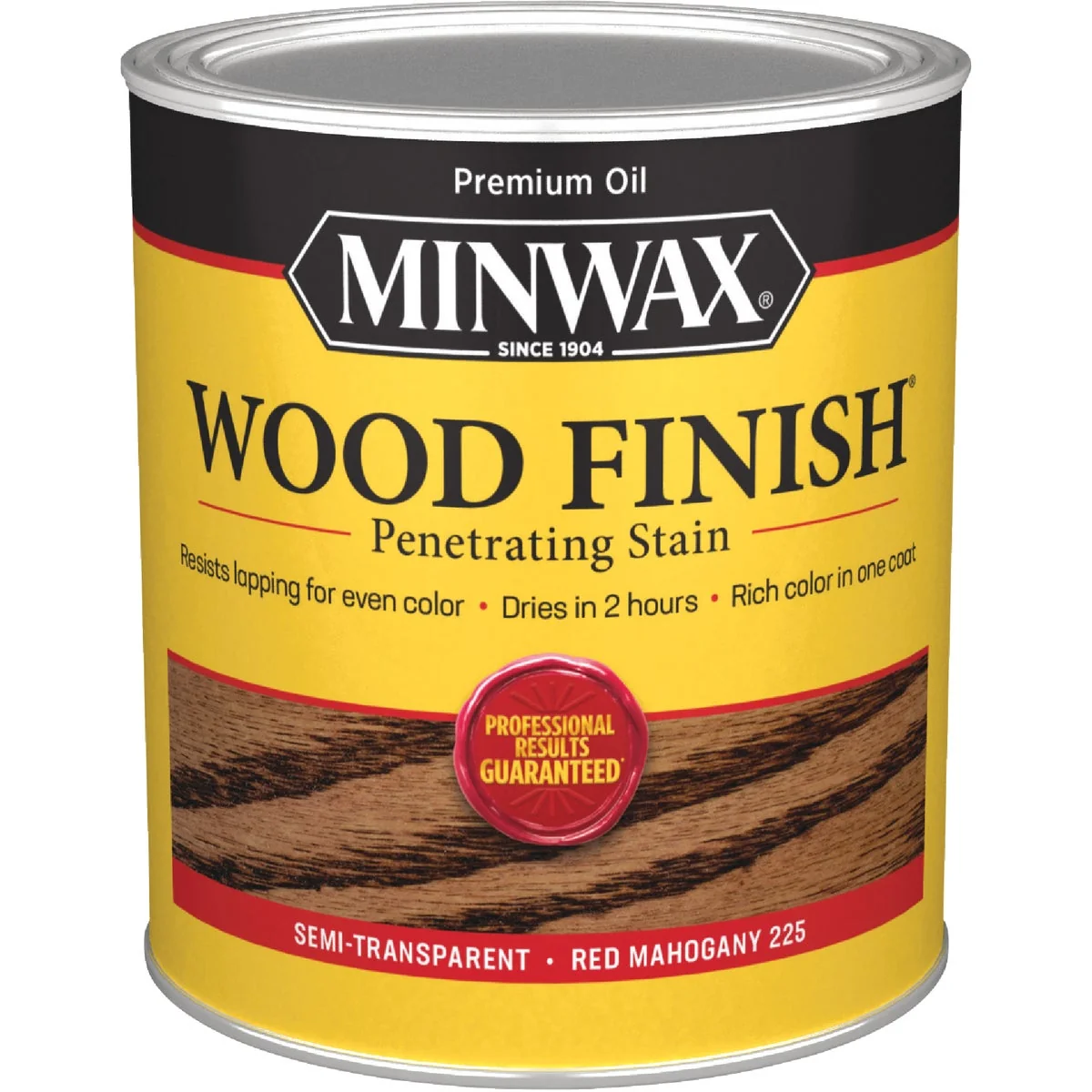 Fine Crafted Minwax Wood Finish Penetrating Stain Red Mahogany 1 Qt. Optimized