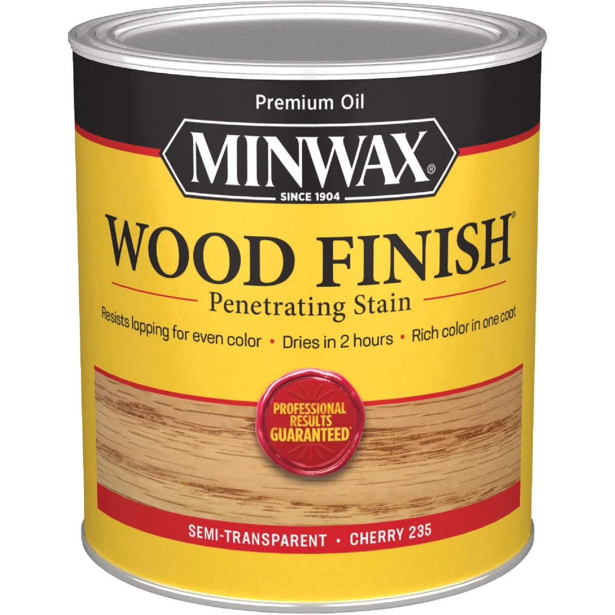 Lightweight Minwax Wood Finish Penetrating Stain Cherry 1 Qt. Powerful