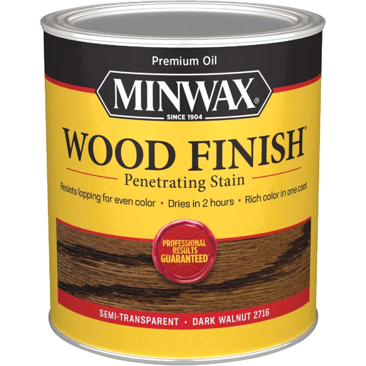 Long-Lasting Minwax Wood Finish Penetrating Stain Dark Walnut 1 Qt. Contemporary