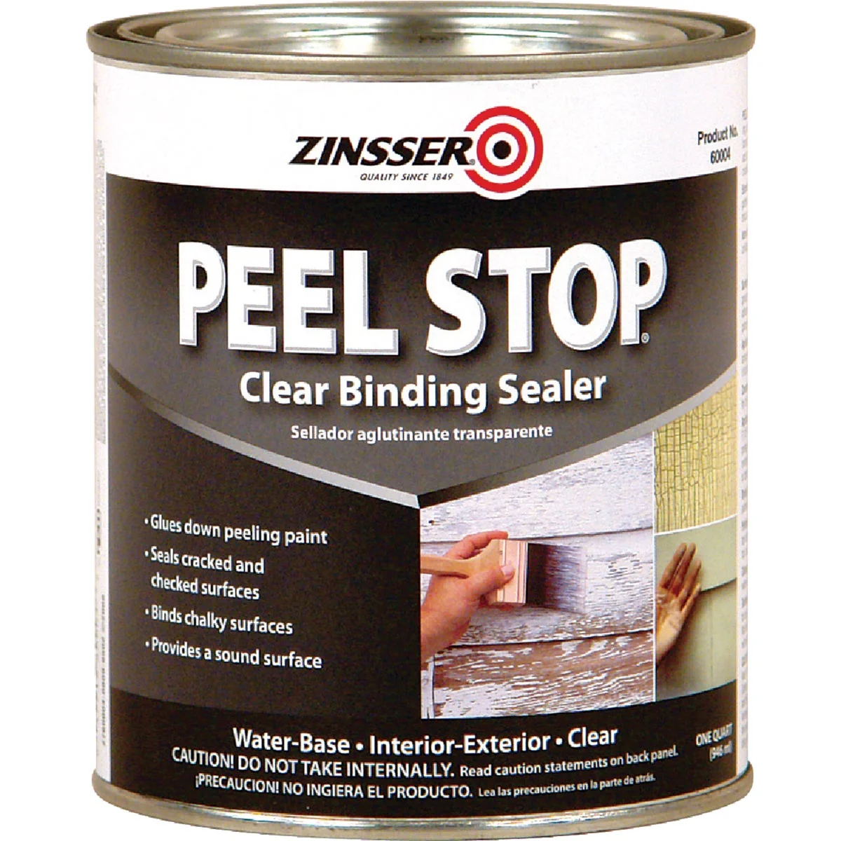 Classic Zinsser Peel Stop Binding Interior Exterior Primer Clear 1 Qt. Detailed