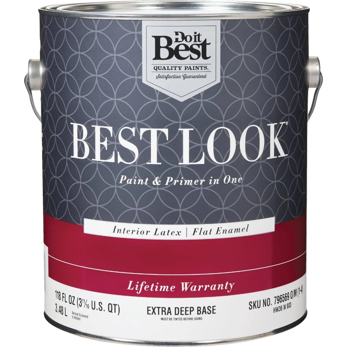 Recyclable Look Latex Paint Primer In One Flat Enamel Interior Wall Paint Extra Deep Base 1 Gal. Innovative