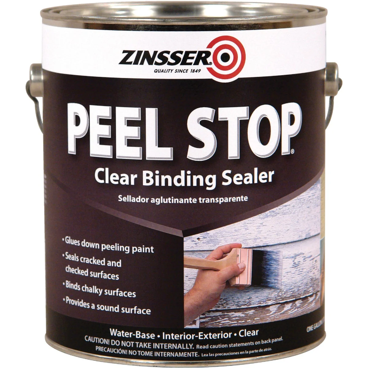 High-Performance Zinsser Peel Stop Binding Interior Exterior Primer Clear 1 Gal. Excellent