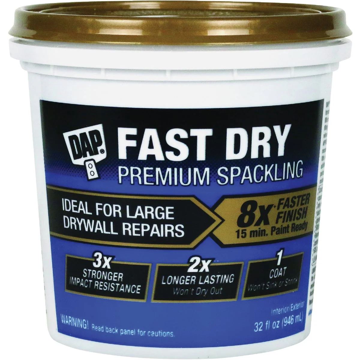 Green Dap Fast Dry 32 Oz. Premium Spackling Reliable