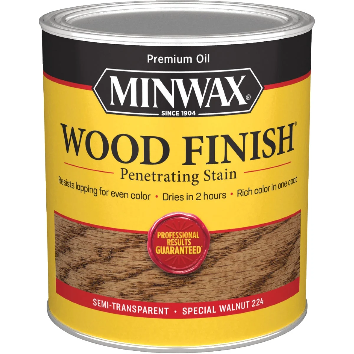 Organic Minwax Wood Finish Penetrating Stain Special Walnut 1 Qt. Authentic