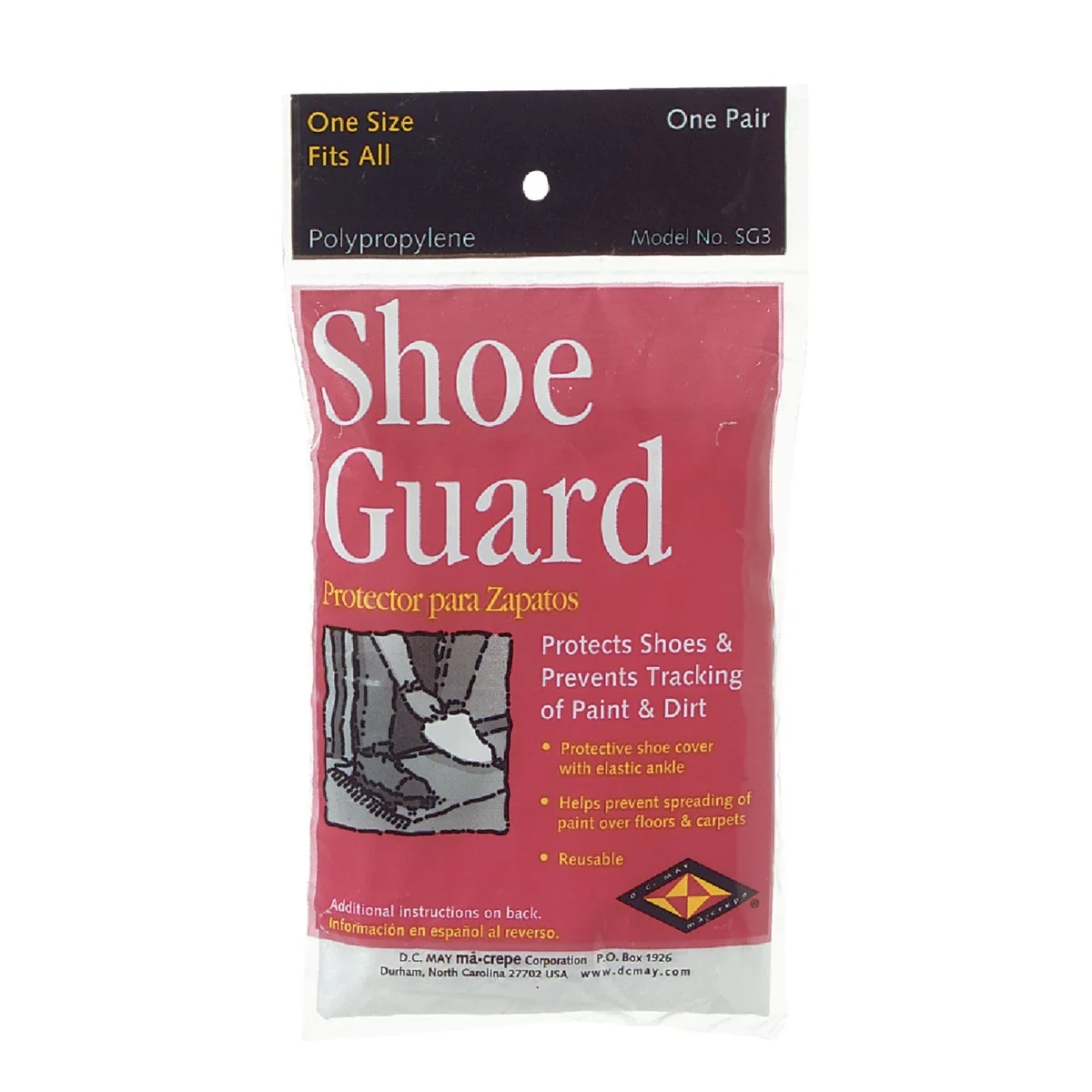 Contemporary Trimaco SuperTuff 1 Sizr Fits Most Polypropylene White Shoe Guard Cover Optimized
