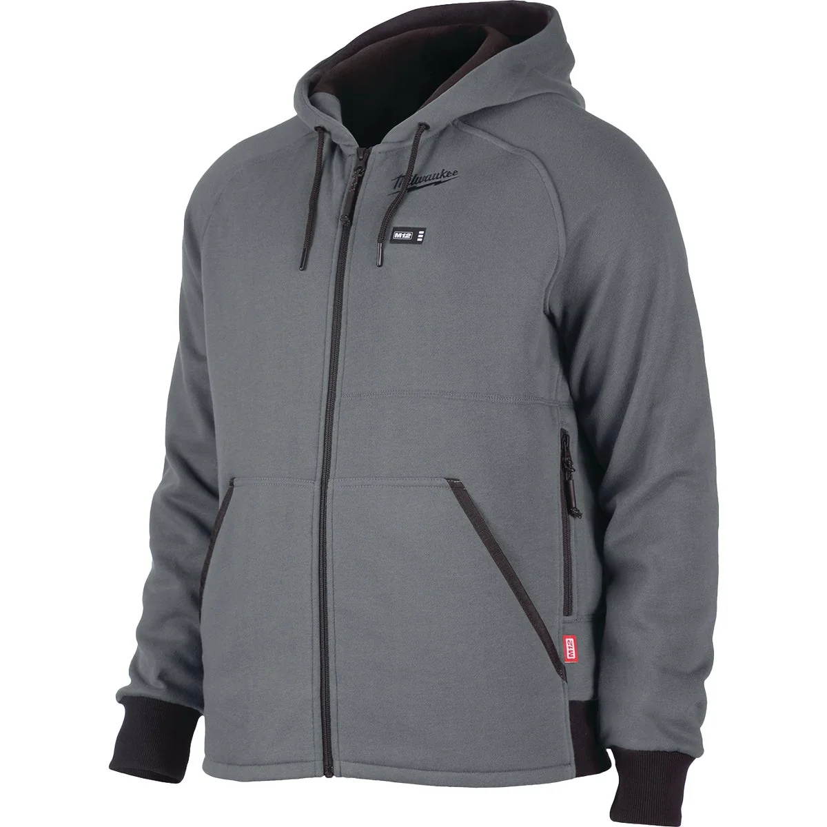 User-Friendly Milwaukee M12 2XL Gray Cordless Heated Hoodie Sophisticated