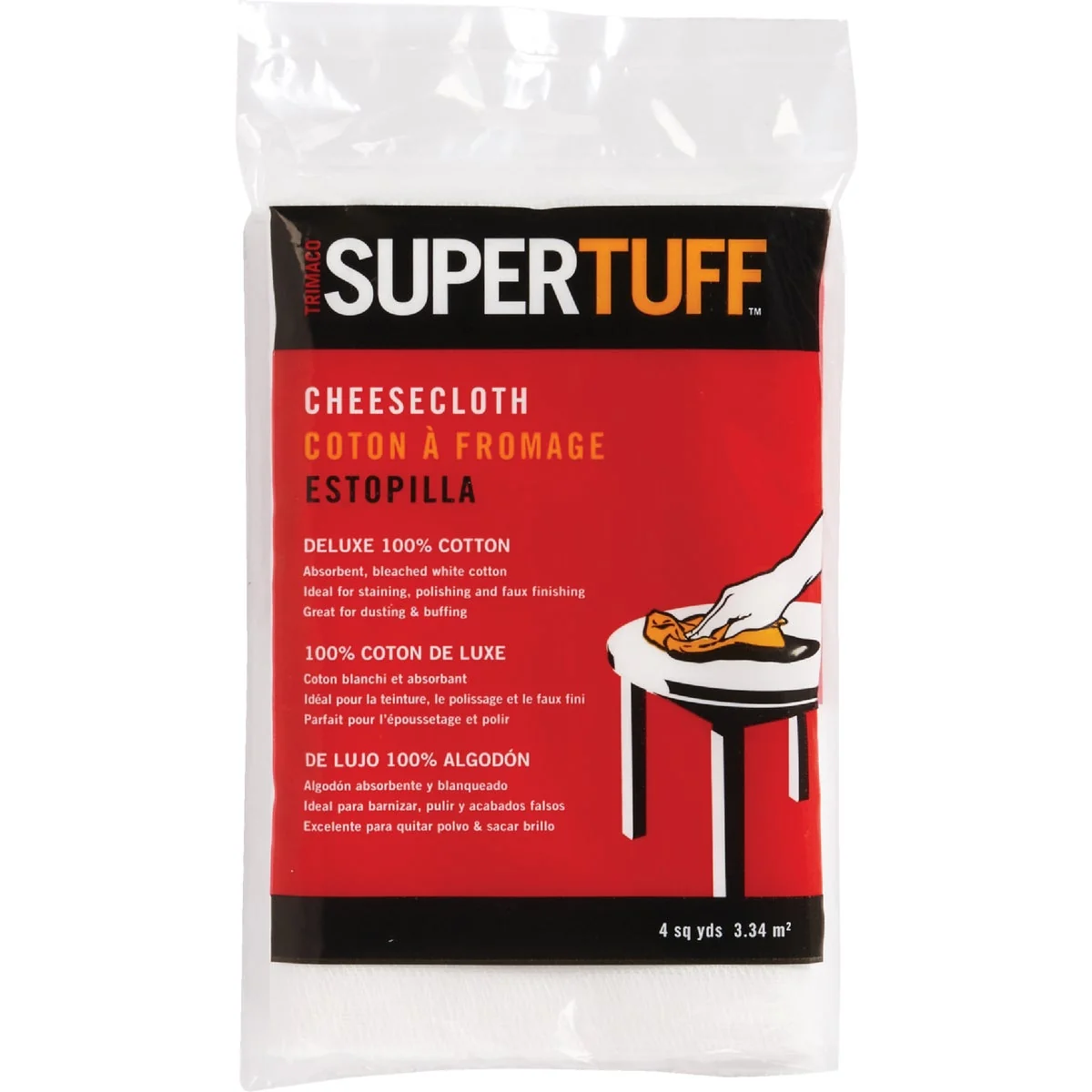 Sophisticated SuperTuff White 4 Sq. Yard Cheesecloth Organic
