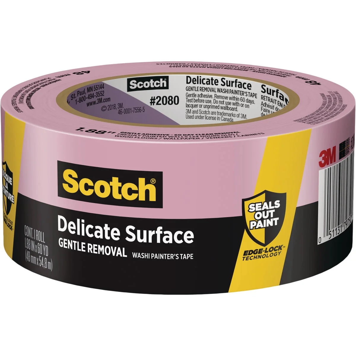 Superior 3M Scotch 1.88 In. x 60 Yd. Delicate Surface Painter’s Tape Crafted