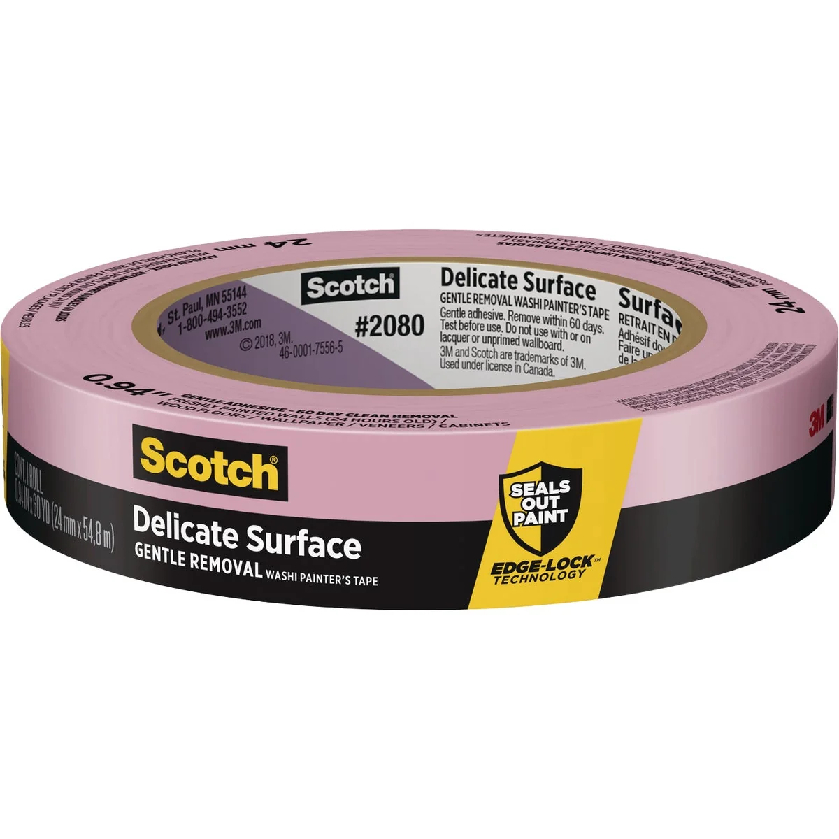 Long-Lasting 3M Scotch 0.94 In. x 60 Yd. Delicate Surface Painter’s Tape Sophisticated